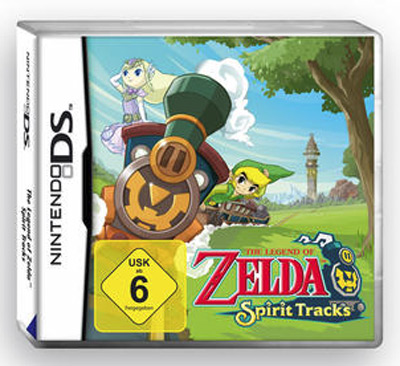 Zelda Spirit Tracks Nintendo ds cover