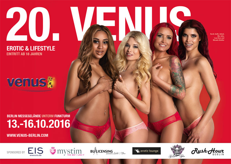 Venus Berlin 2016 Plakat 20 Jahre