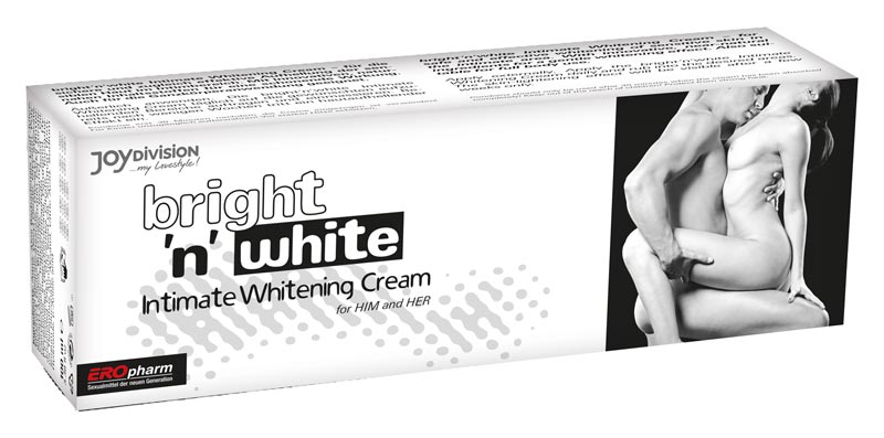Joydivision mit Bright'n'White Intimate Whitening Creme von Eropharm