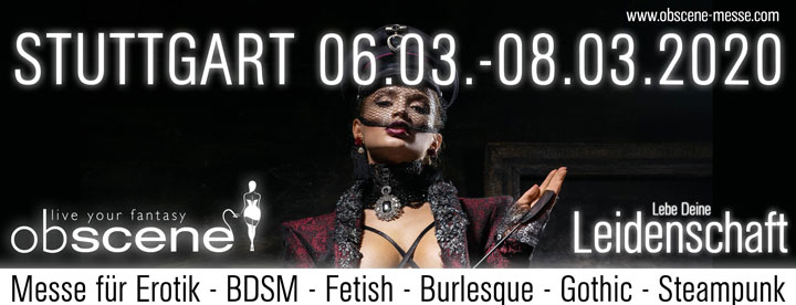 Poster der Obscene BDSM Erotik Messe