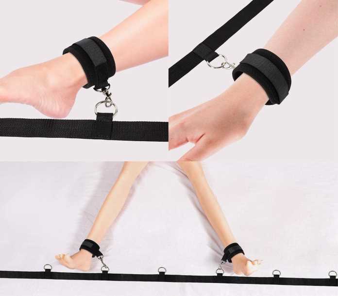 Xocity Bondage-Set Befestigung der Hand- und Fußfesseln