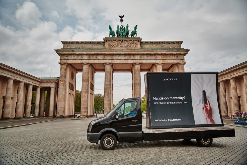 Arcwave Handsonjob Kampagne in Berlin