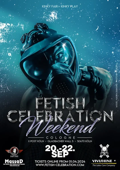 Flyer für das Fetish Celebration Weekend 2024