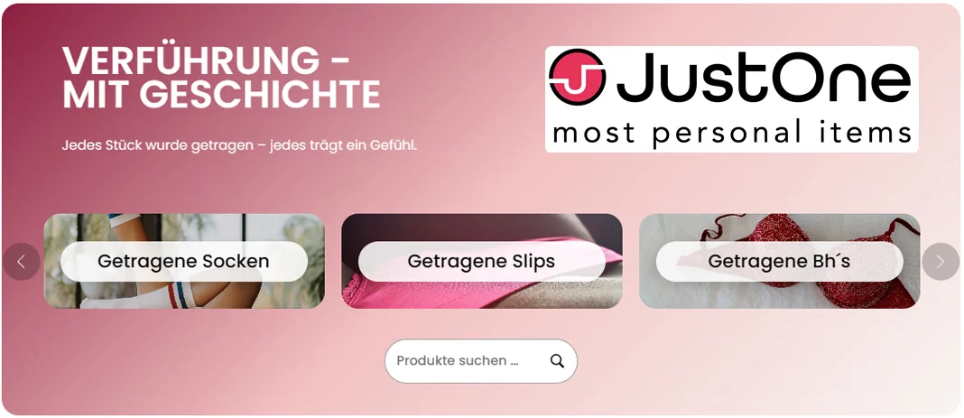 JustOne-online.com – Marktplatz für getragene Unterwäsche, Slips, Socken & Dessous – Relaunch 2025