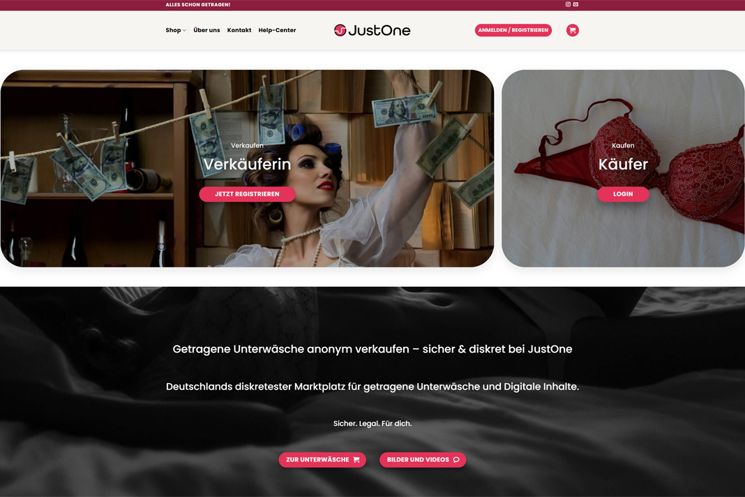 JustOne Testbericht: So schlägt sich der neue Erotik-Marktplatz im Alltag