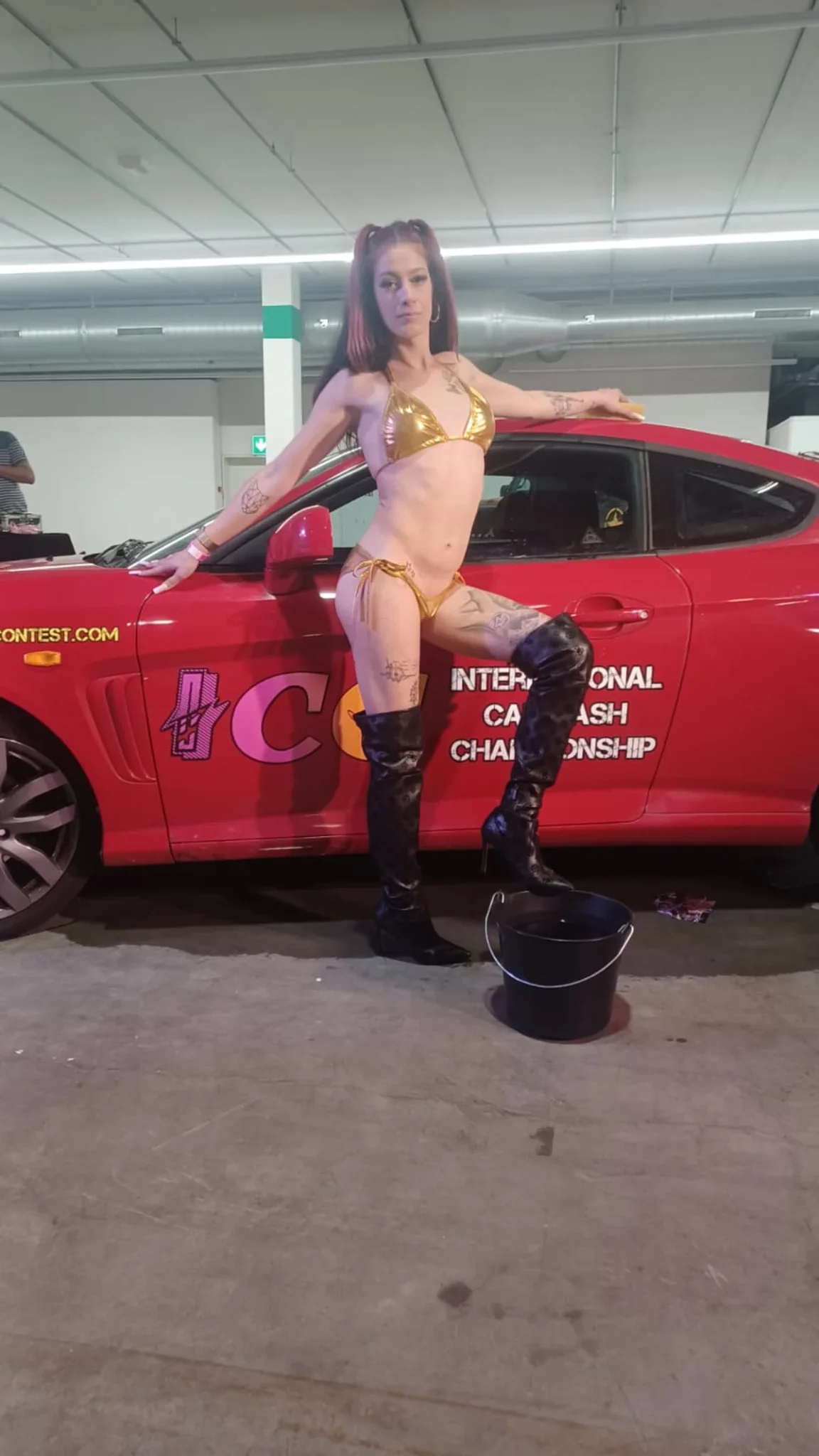 Larissa-TS: Ein neues TS-Girl am deutschen Erotikhimmel Larissa-TS beim Carwash-Wettbewerb auf der Extasia Zürich 2024