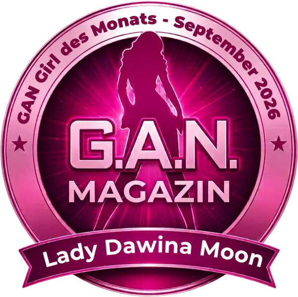 GAN Girl des Monats September 2026 Badge für Lady Dawina Moon