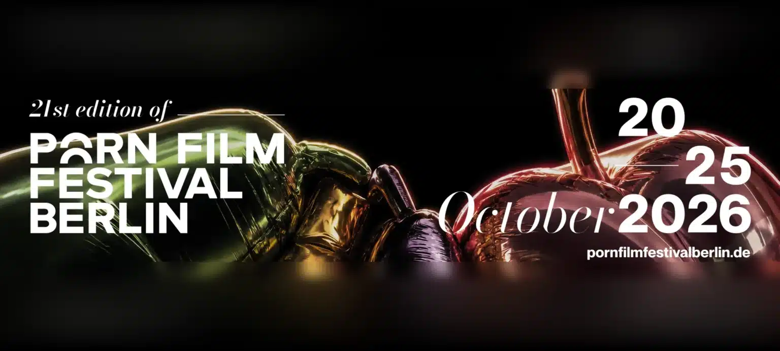 Key Visual des 21. Pornfilmfestival Berlin, 20. bis 25. Oktober 2026